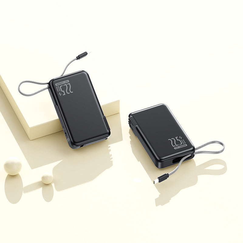 Power bank with integrated fast charging function and digital display Bowlift