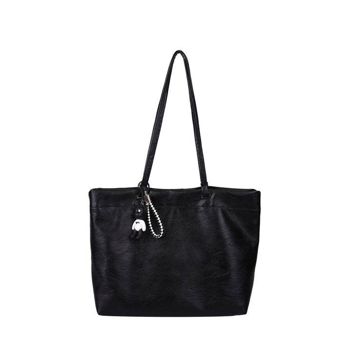 Chic Faux Leather Tote Bag Bowlift
