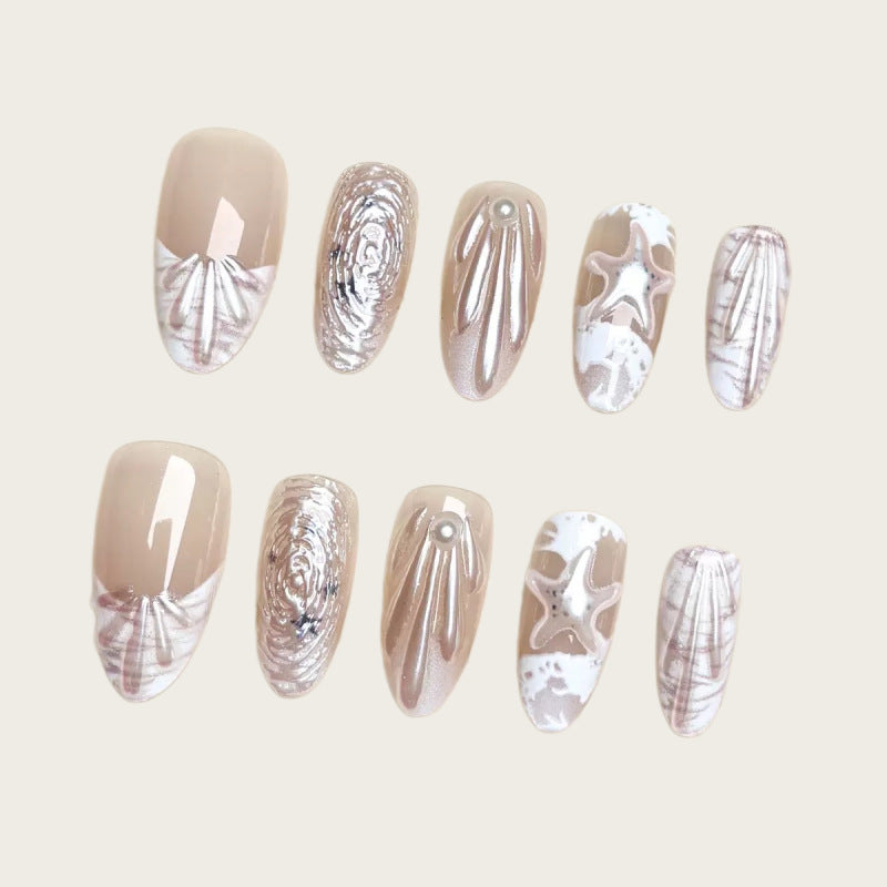 Artful Nail Design with elegant 3D motifs Bowlift