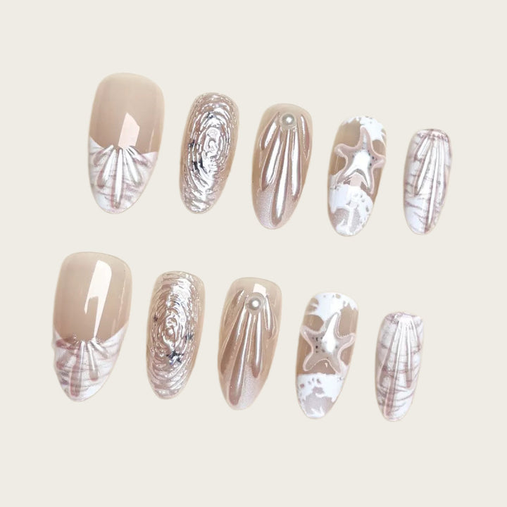Artful Nail Design with elegant 3D motifs Bowlift