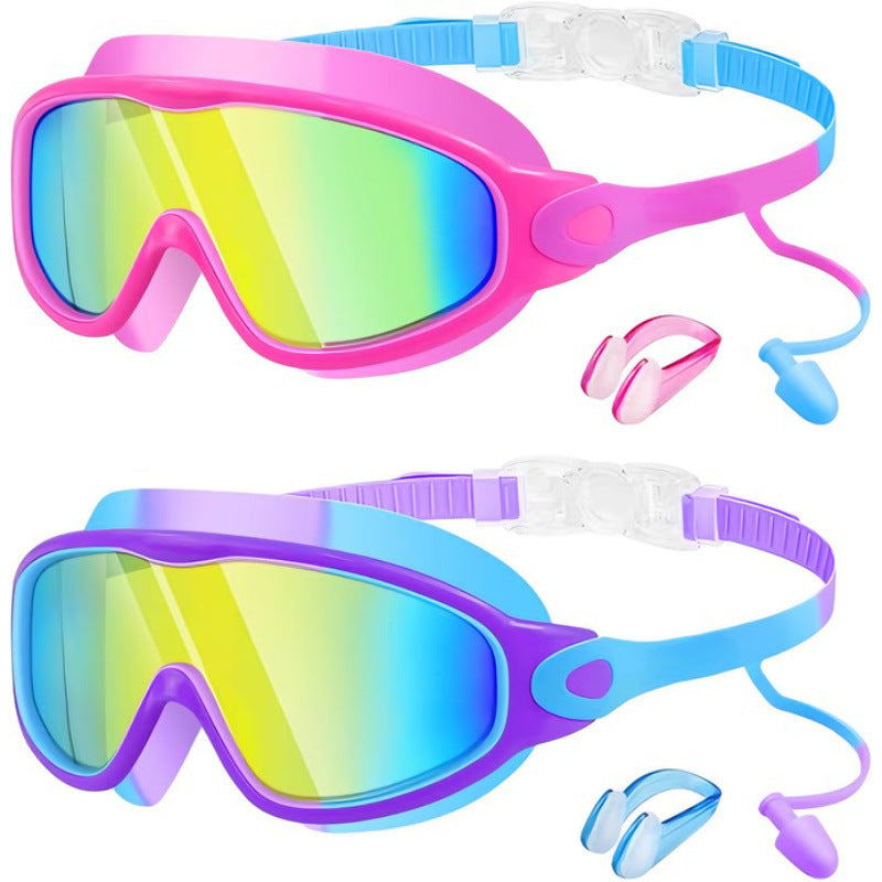 Water sports diving mask with anti-fog coating and comfort silicone frame Bowlift