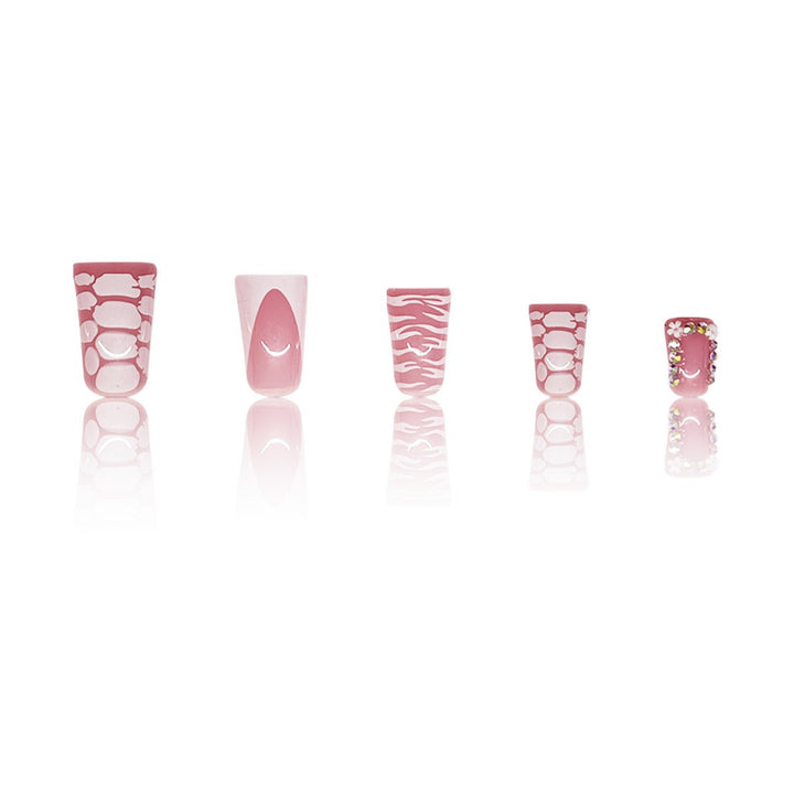 Creative Abstract Nail Design Extensions Bowlift