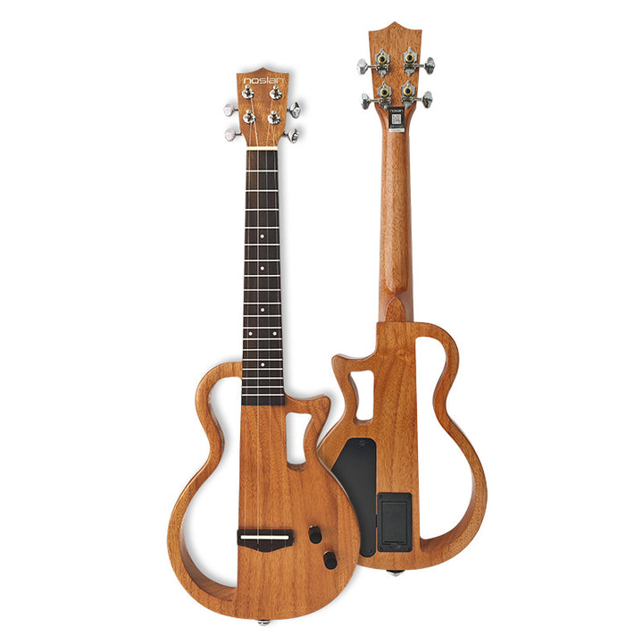 Acoustic Electric Ukulele with Built-in Pickup Bowlift