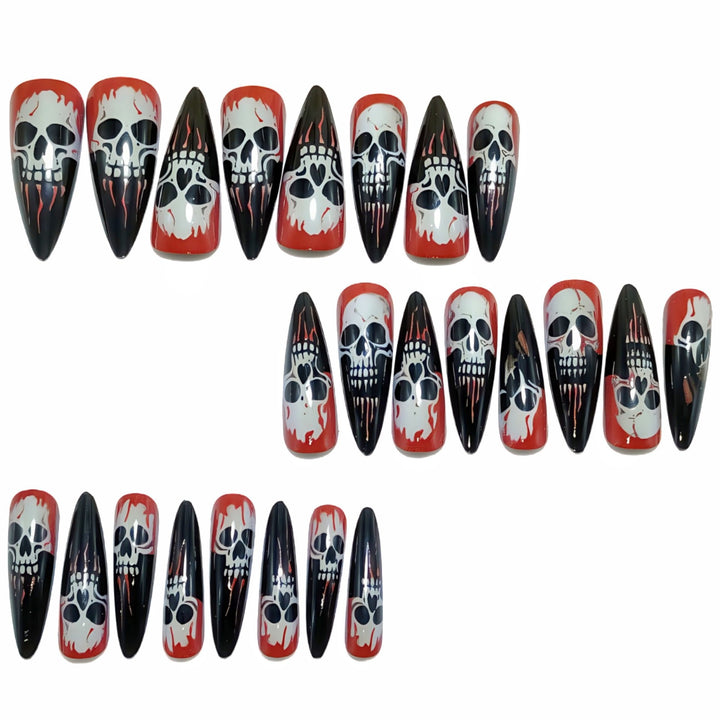 Halloween themed artificial nails Bowlift