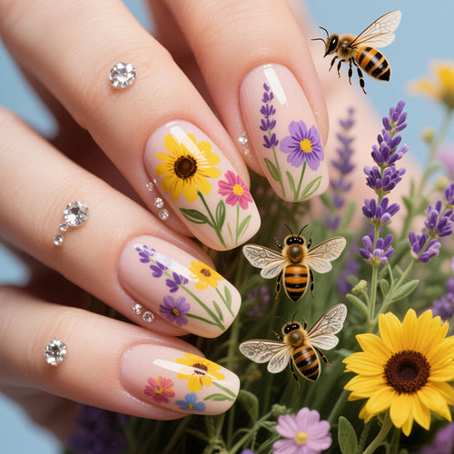 Floral 3D Nail Art Bowlift