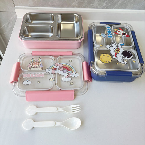 Fun-Themed Multi-Section Lunch Box