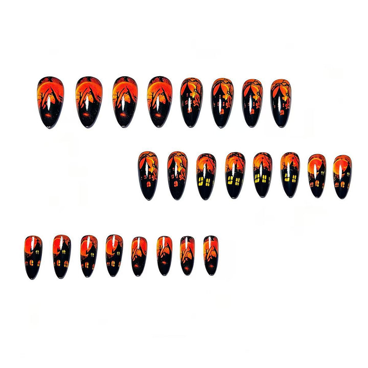 Art Nails in Creative Halloween Design Bowlift