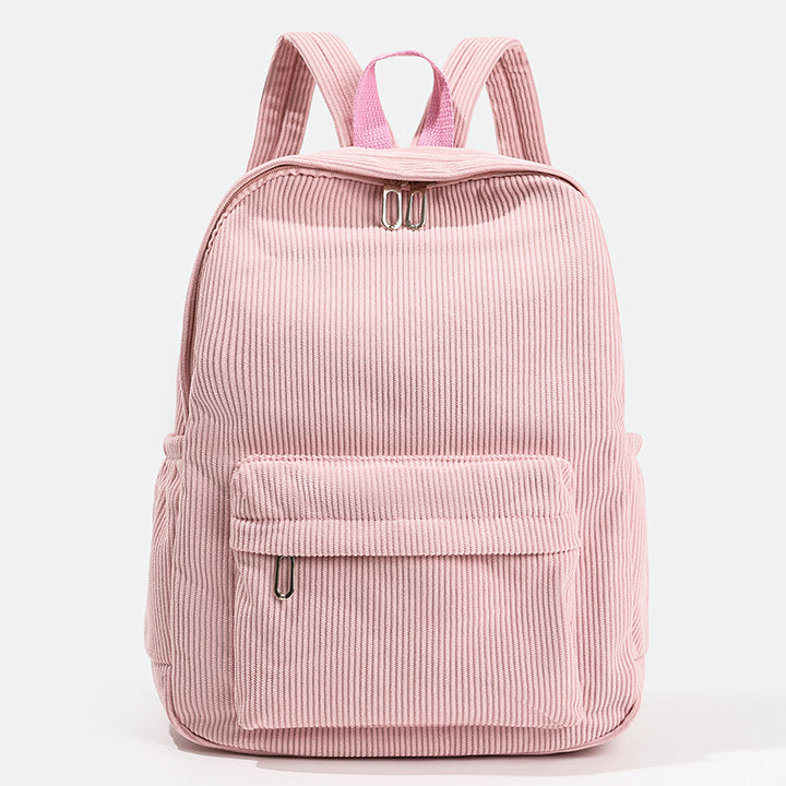 Textured Corduroy Backpack