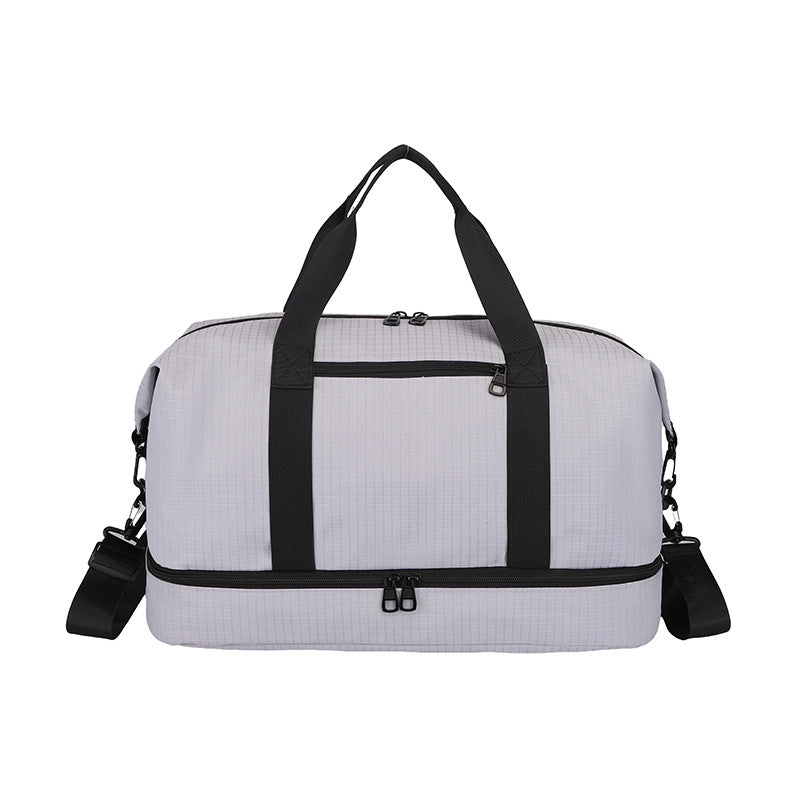 Sport Duffel Bag with Multiple Compartments and Sturdy Carry Handles Bowlift