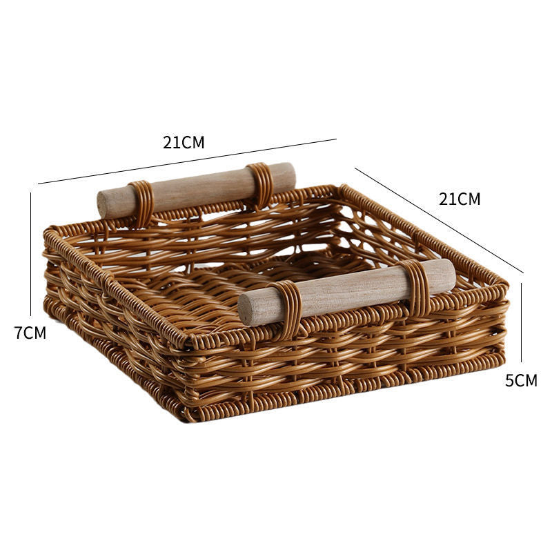 Artisan Woven Storage Basket Bowlift