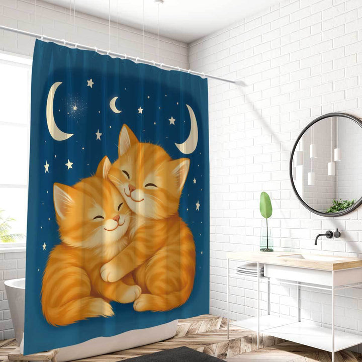Decorative Shower Curtain Bowlift