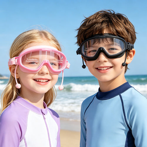 Children's Comfort-Fit Swim Goggles Bowlift