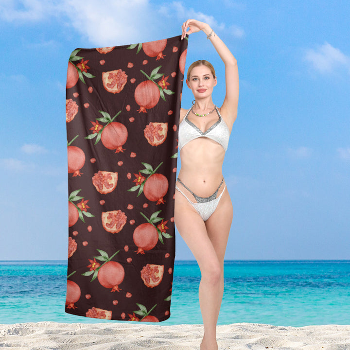 Beach towel with maritime dolphin motif Bowlift