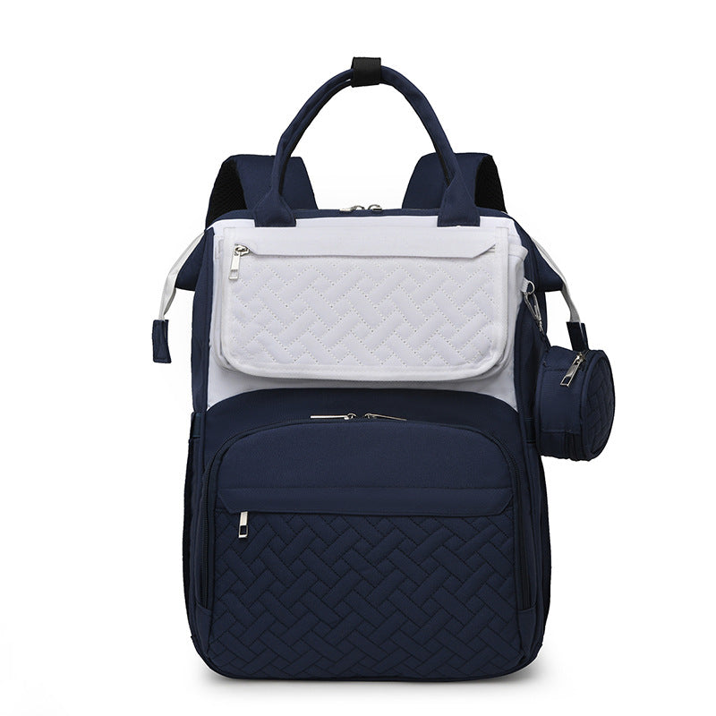 Multi-Functional Quilted Travel Backpack Bowlift