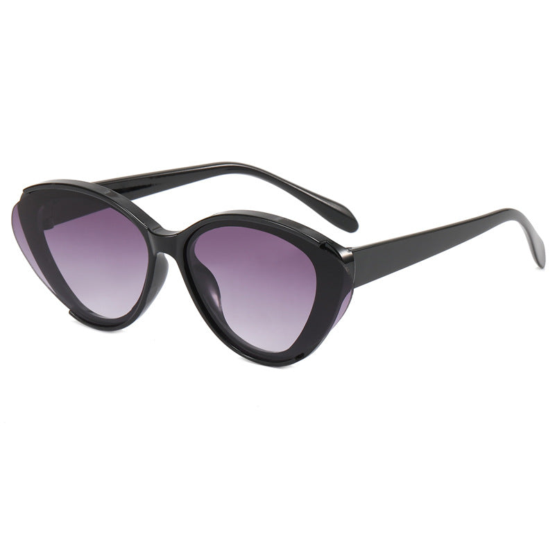 Women Oversized Sunglasses with Gradient Bowlift