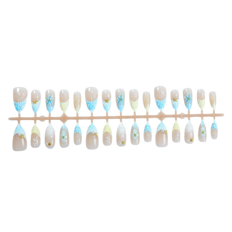 Creative Shell Design Press-On Nail Set Bowlift
