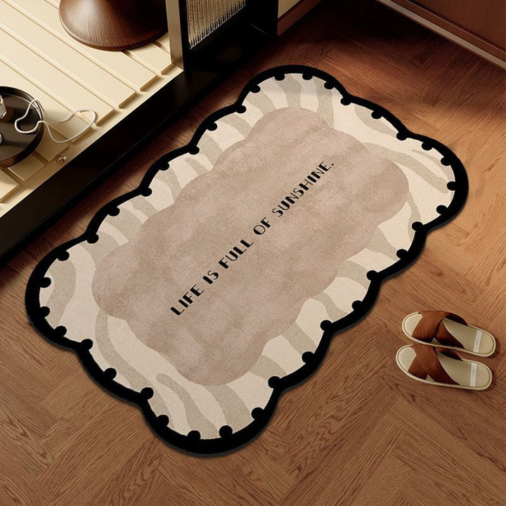 Cloud-Shaped Inspirational Mat