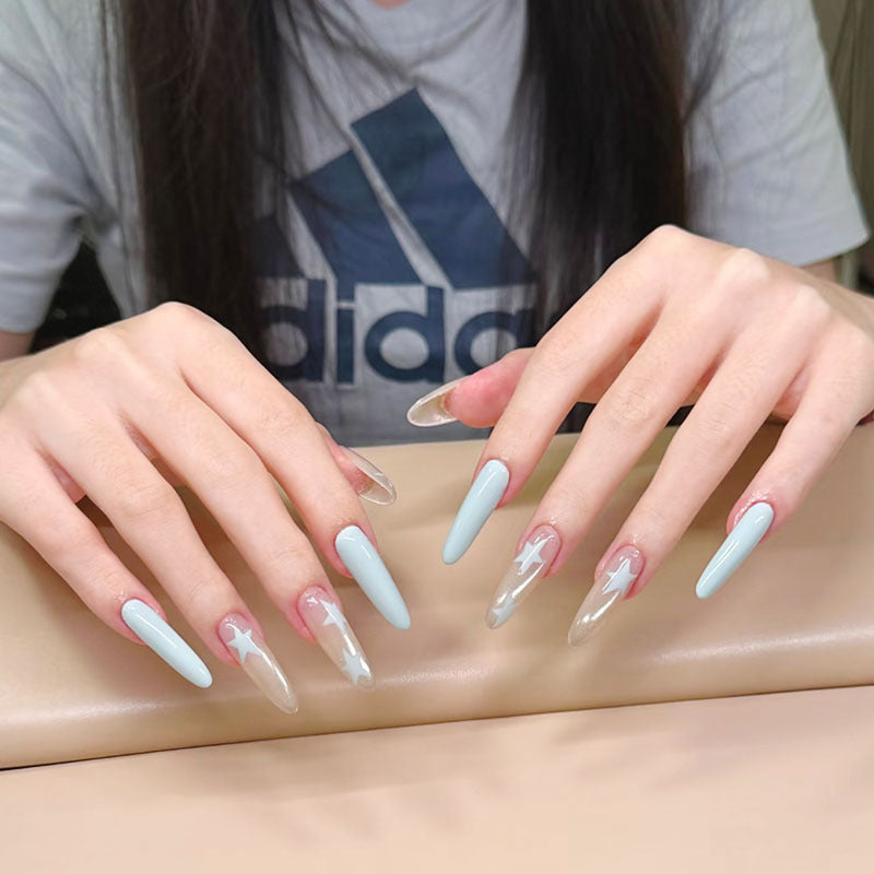 Artistic Long Stiletto Nail Enhancements Bowlift