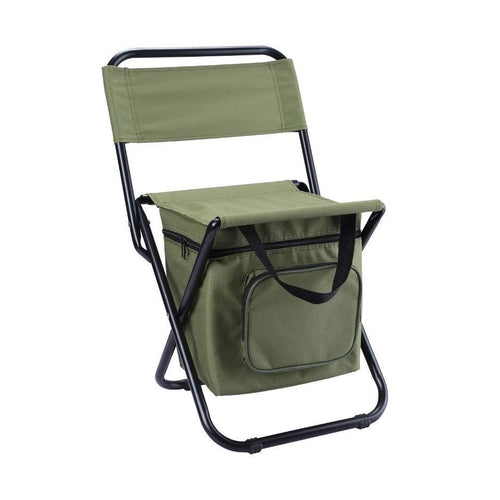 Women's Folding Chair with Cooler Bag Bowlift