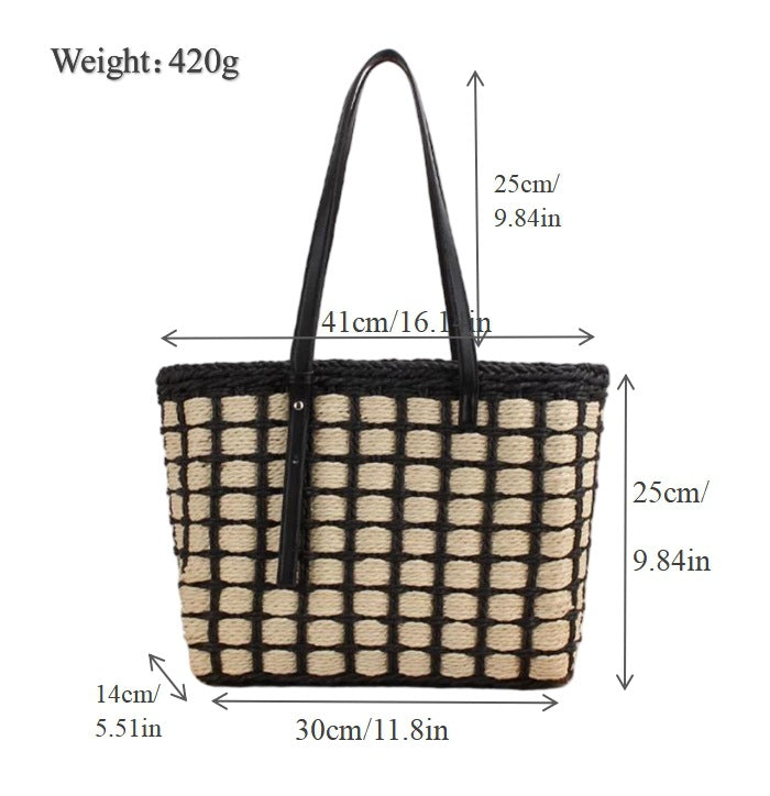 Handwoven basket bag Bowlift
