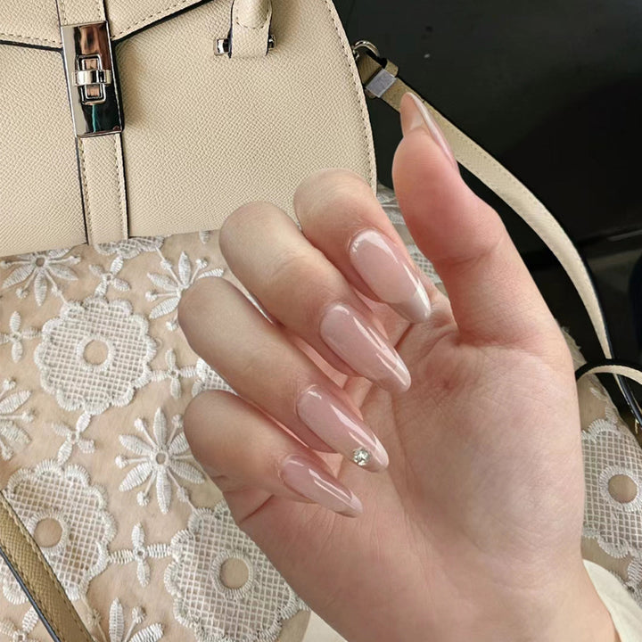 Ombre Press-On Nails with Glossy Finish Bowlift