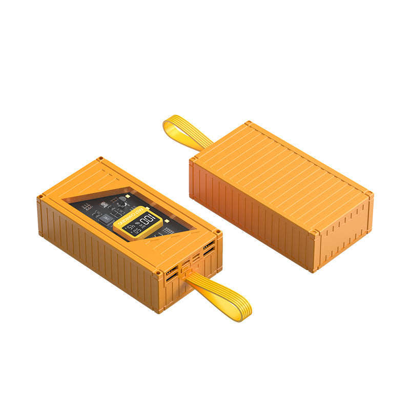 Portable power bank with integrated digital charging status display and fast charging function Bowlift