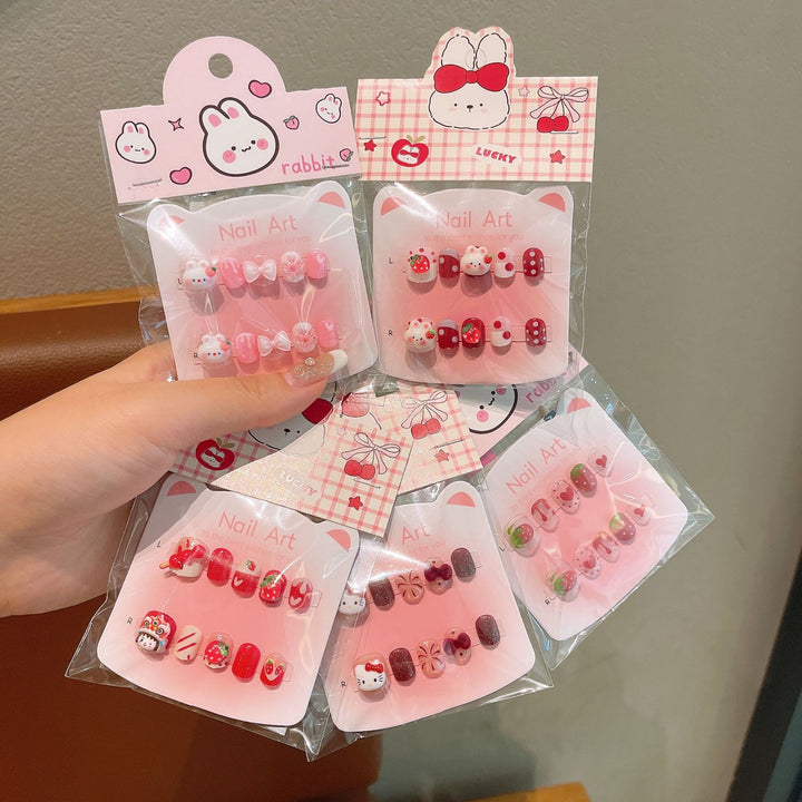 Creative Nail Art Set with Cute Bunny Design Bowlift