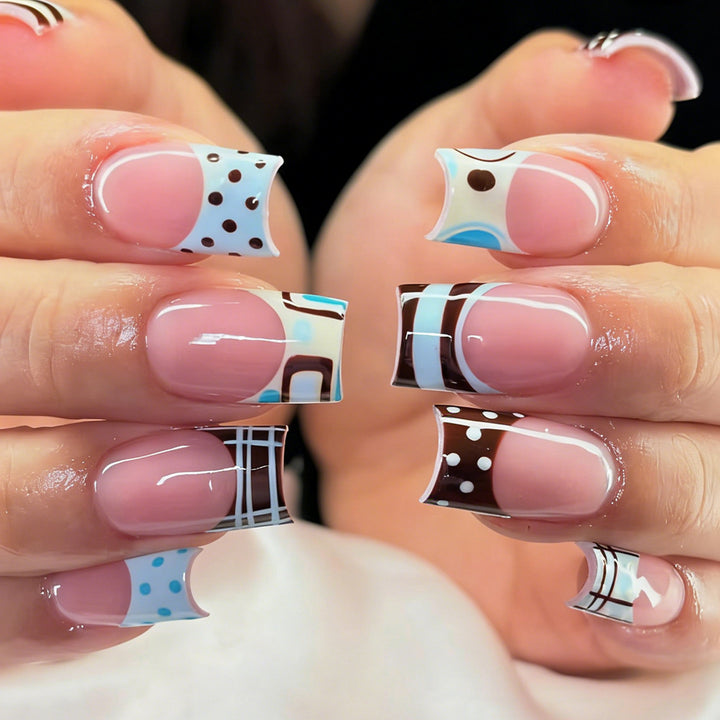 Artistic Chocolate-Inspired Nail Art Tips Bowlift