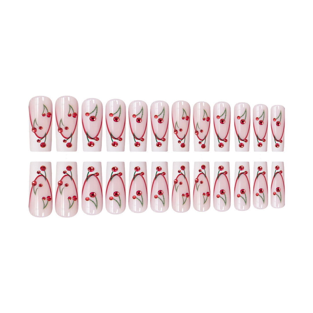 Cherry Blossom Nail Art Bowlift