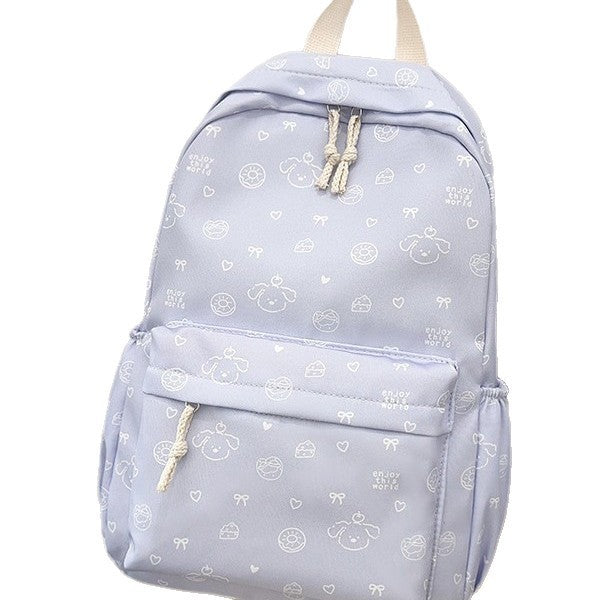 Playful Cartoon-Themed Backpack Bowlift