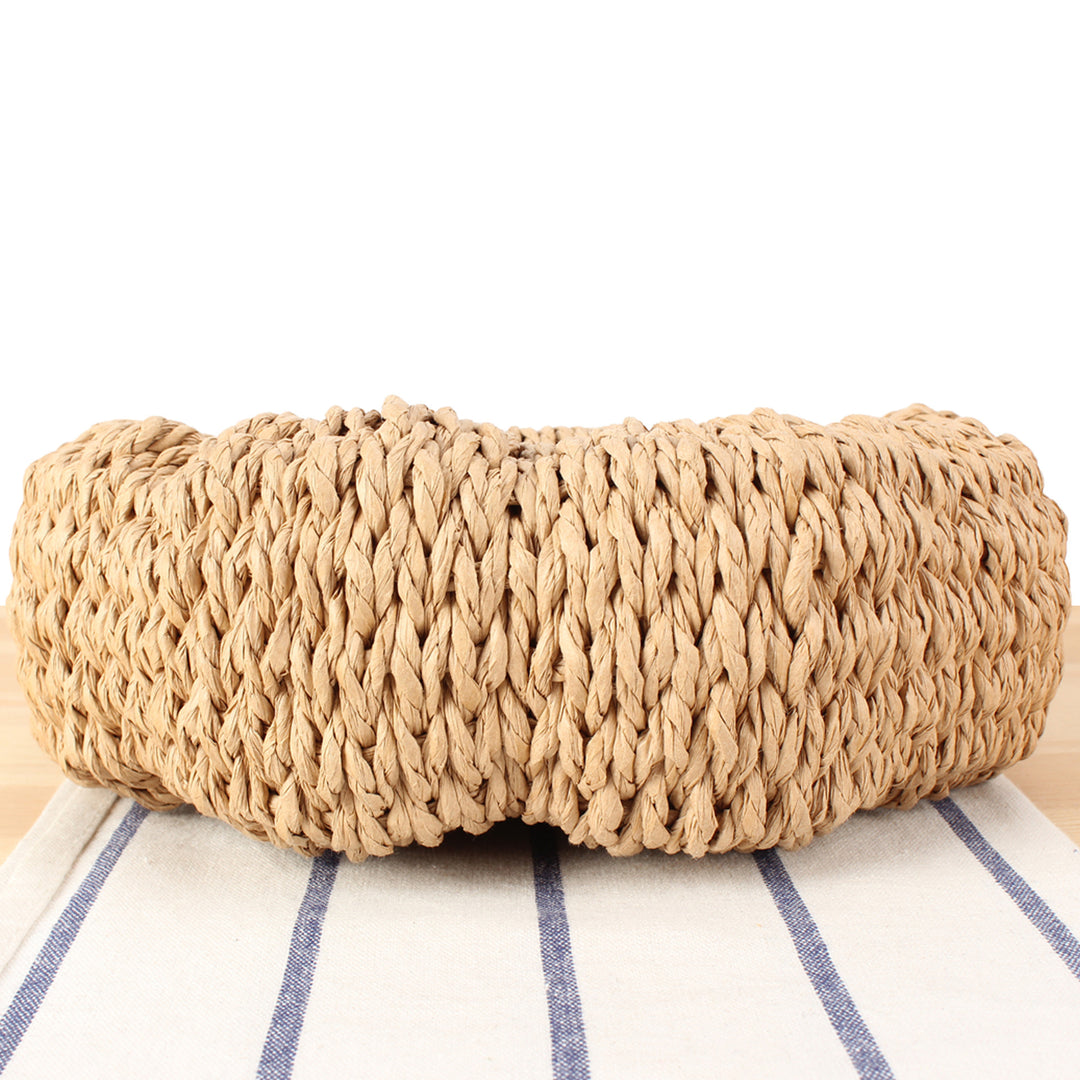 Shoulder Bag Made of Hand-Woven Basketry Bowlift