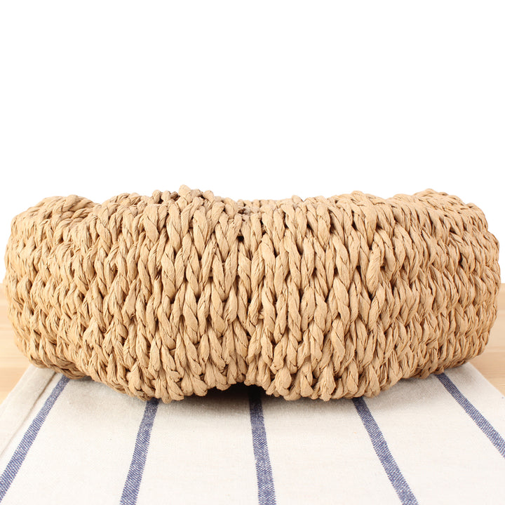 Shoulder Bag Made of Hand-Woven Basketry Bowlift