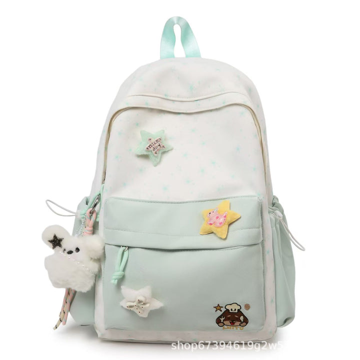 Star-themed Plush Backpack Bowlift