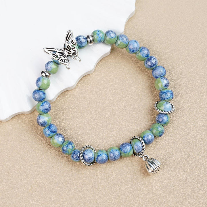 Heart-Shaped Beaded Bracelet Bowlift