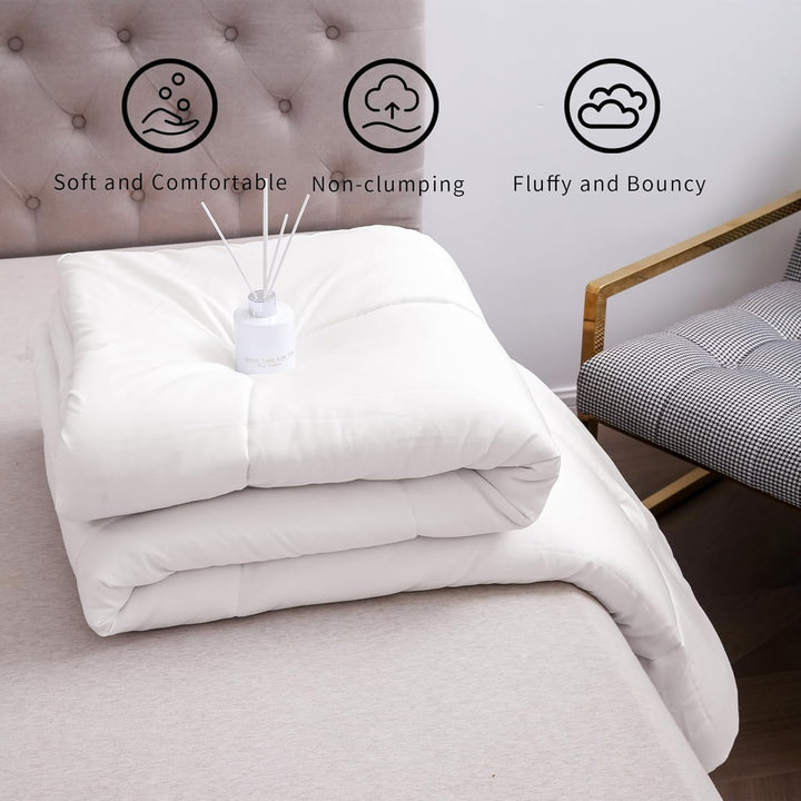 Luxurious All-Season Goose Down Alternative Comforter Bowlift