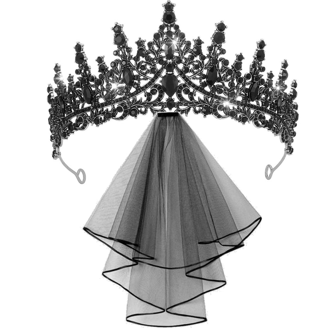 Women's Wedding Tiara and Veil Set Bowlift