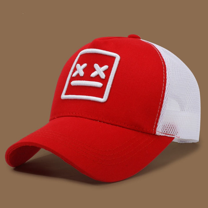 Women's Sporty Baseball Cap with Mesh Sides Bowlift