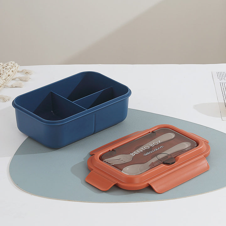 Leakproof Compartmentalized Kids Bento Lunchbox with Removable Round Soup Bowl and Utensil Storage Bowlift