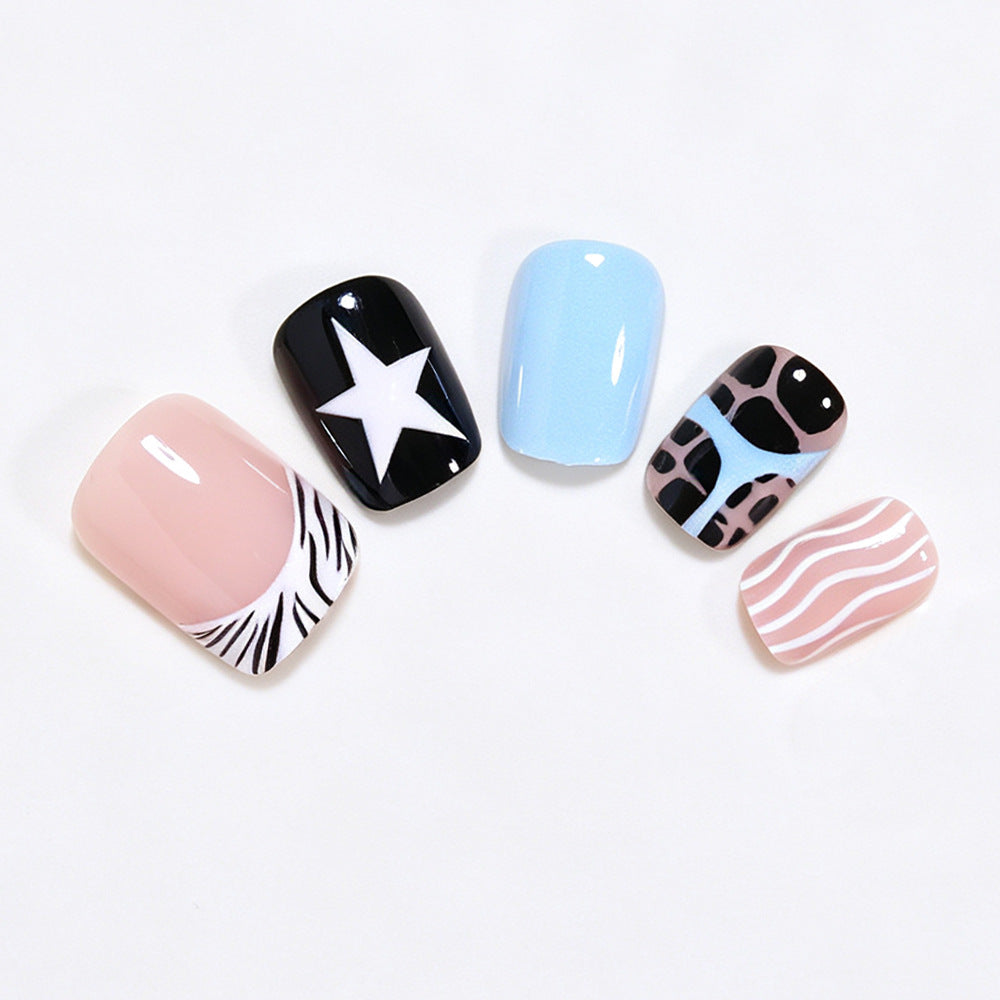 Artistic Decorative Press-On Nail Art Set Bowlift