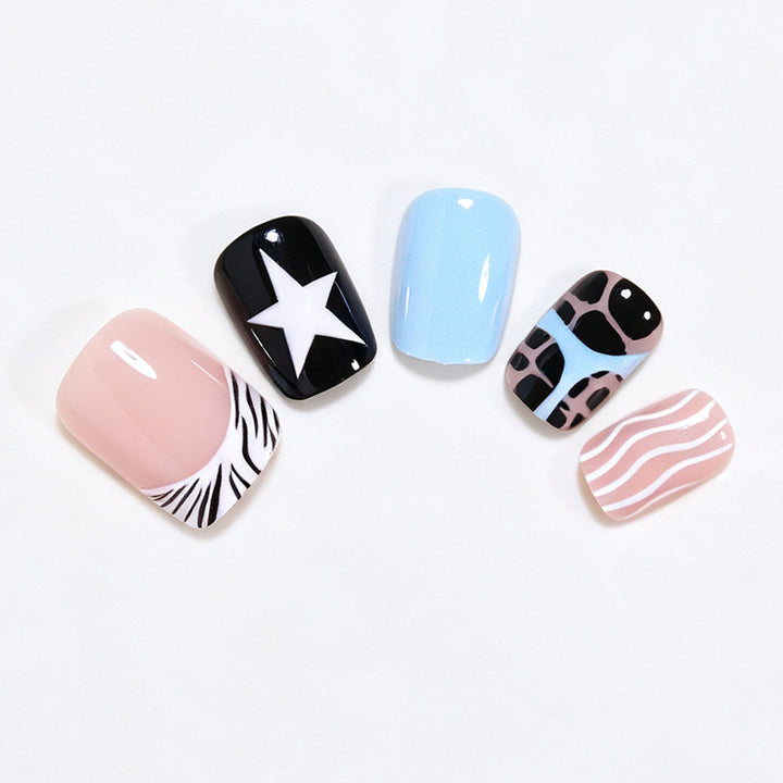 Artistic Decorative Press-On Nail Art Set Bowlift