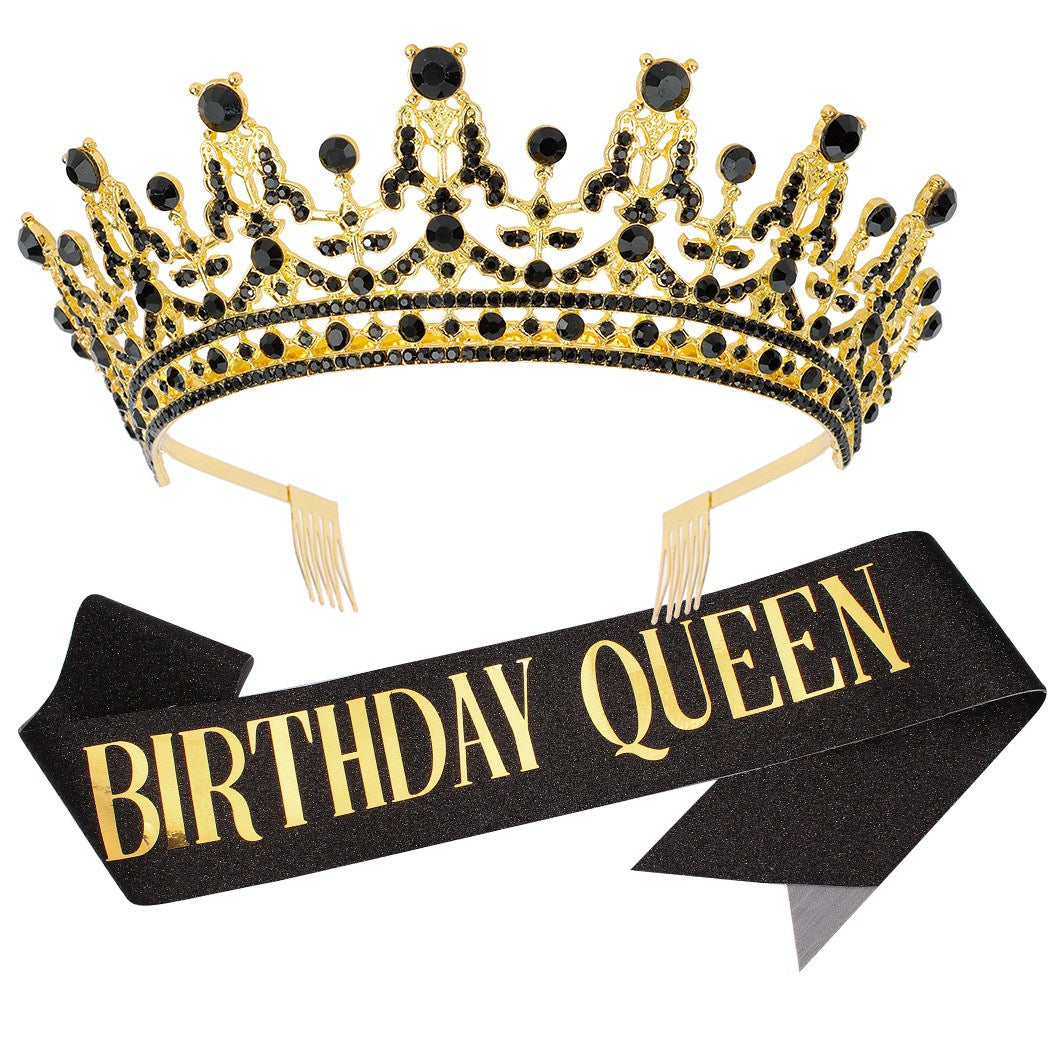 Women's Sparkling Crown and Sash Set Bowlift