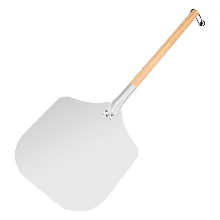wooden handled long-reach aluminum pizza peel Bowlift
