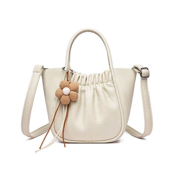 Chic Faux Leather Handbag Bowlift