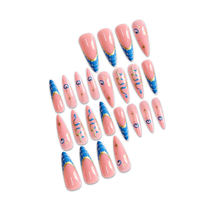 Artistic Stiletto Nail Art Bowlift 1787977694