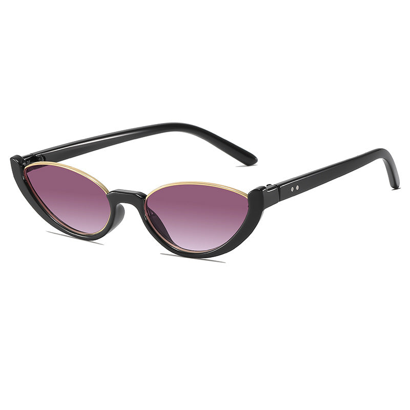 Retro-Inspired Clear Frame Cat Eye Sunglasses Bowlift