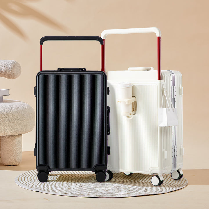 Compact Rolling Cabin Suitcase Bowlift