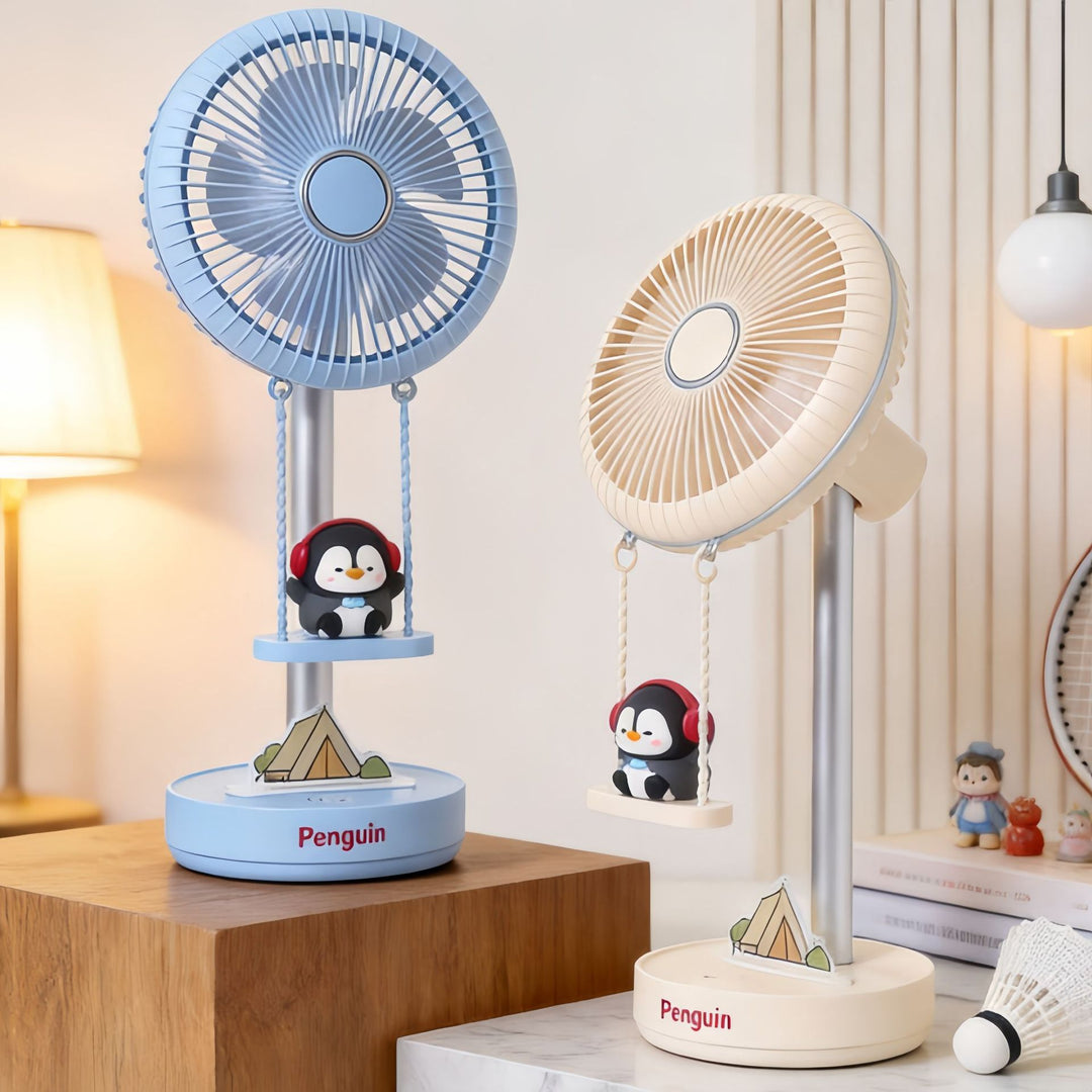 Women's Portable USB Desk Fan with Cute Design Bowlift