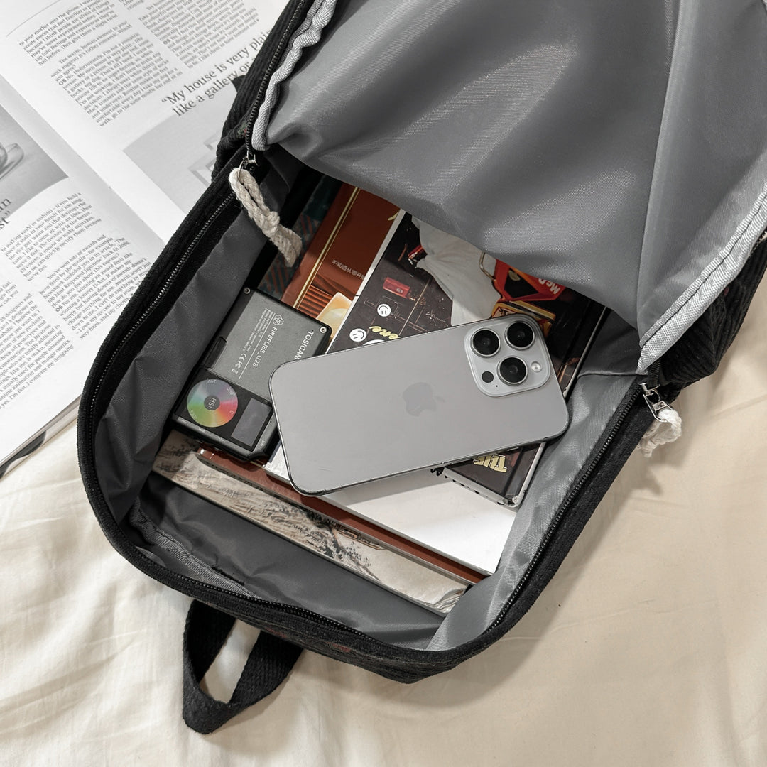 Backpack with Playful Fruit Pattern Bowlift