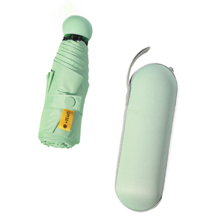 Compact automatic windproof travel umbrella with fiberglass ribs and ergonomic handle Bowlift