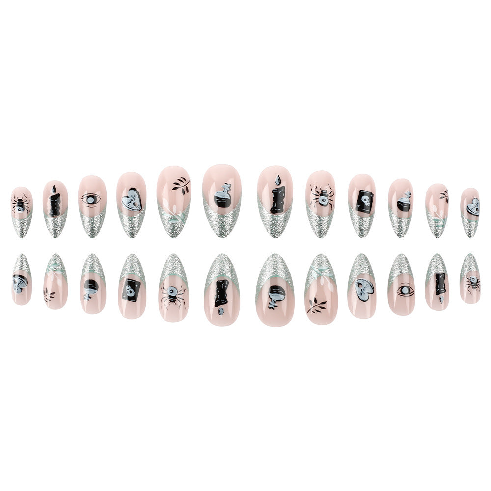 Gothic-Themed Nail Art Set Bowlift